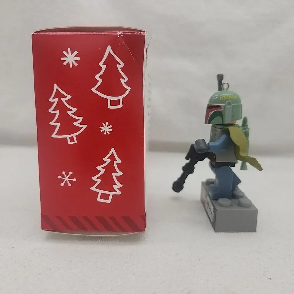 Ornament Hallmark Keepsake Star Wars LEGO Boba Fett LucasFilms 2014 QXI2593 NEW